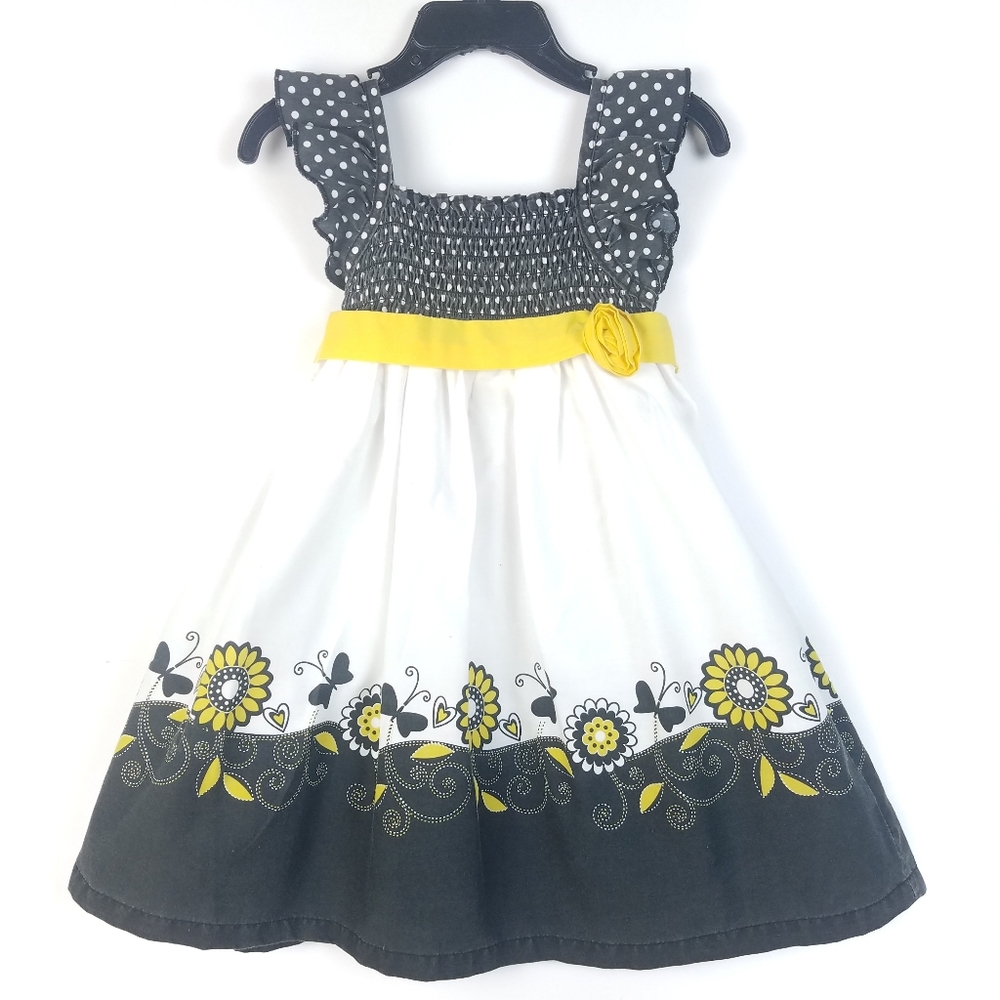 Kidgets Black and White Sunflower